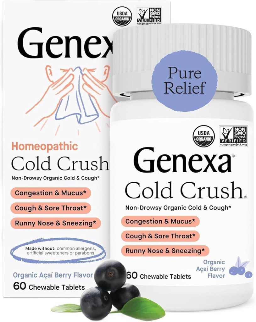 Genexa, Cold Crush Acai Berry Organic, 60 Počet