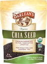 Barlean Organic Chia Seeds s 2,140 mg Omega 3 mastné kyseliny, Fiber Supplement for Whole Chia Seed for Smoothies, Non-GMO Certified, 12 oz