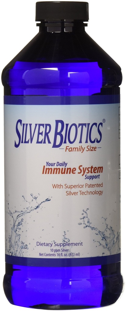 Silver Biotics Koloidné Nano SilverSol Ag4O4 10 PPM Immune Support 