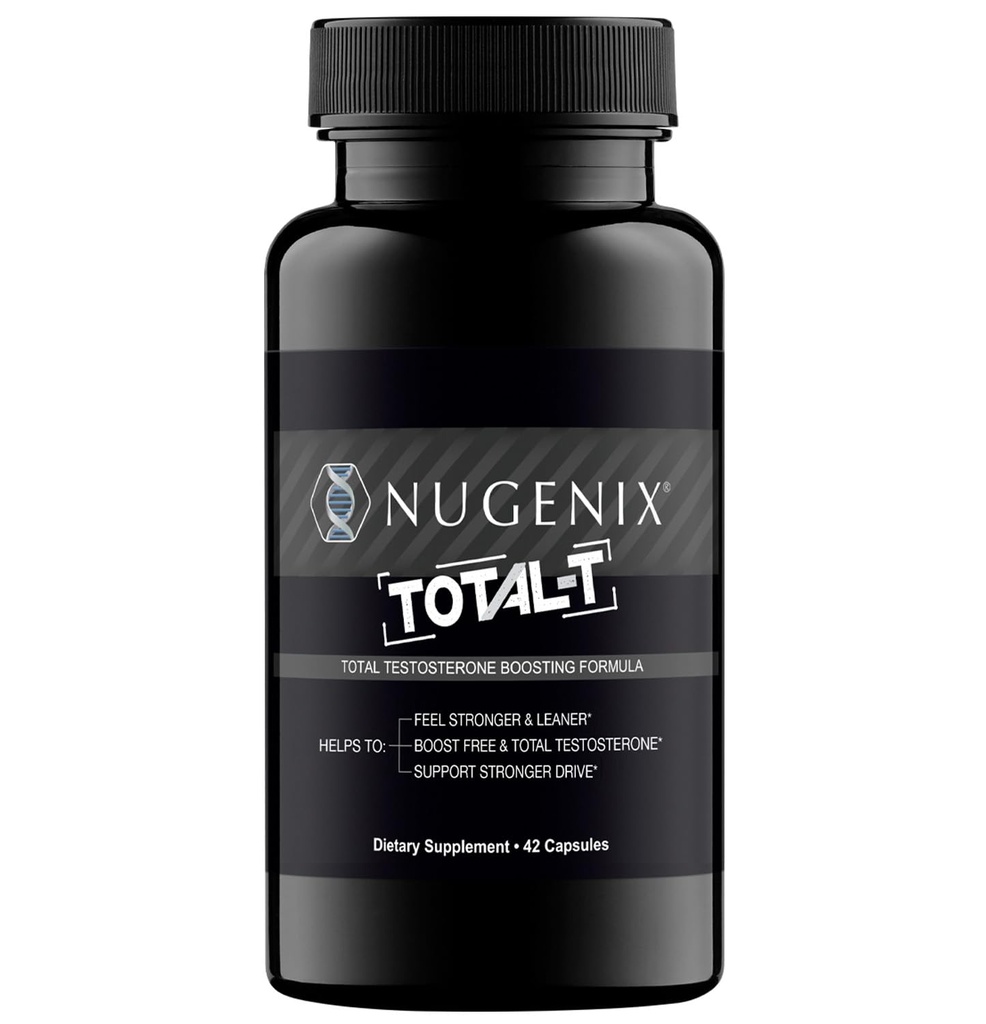 Nugenix Total-T, Free and Total Testosterón Booster Doplnky pre mužov, 42 Počet