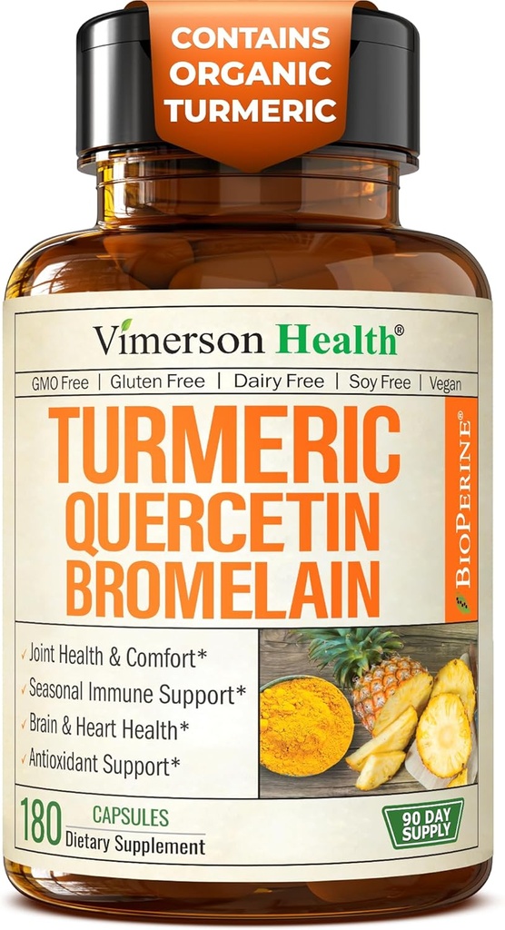 Quercetin s hypromelínom Turmeric Curcumin Supplement 