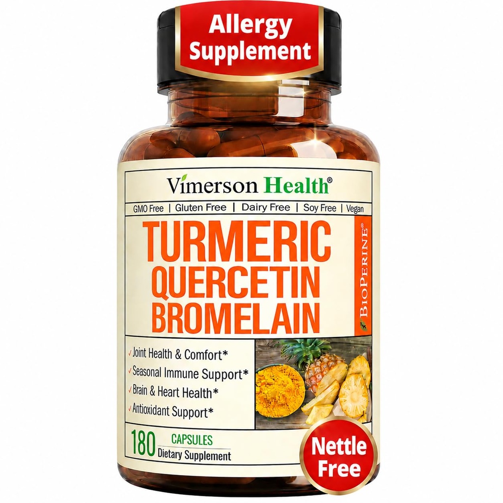 Quercetin s hypromelínom Turmeric Curcumin Supplement 