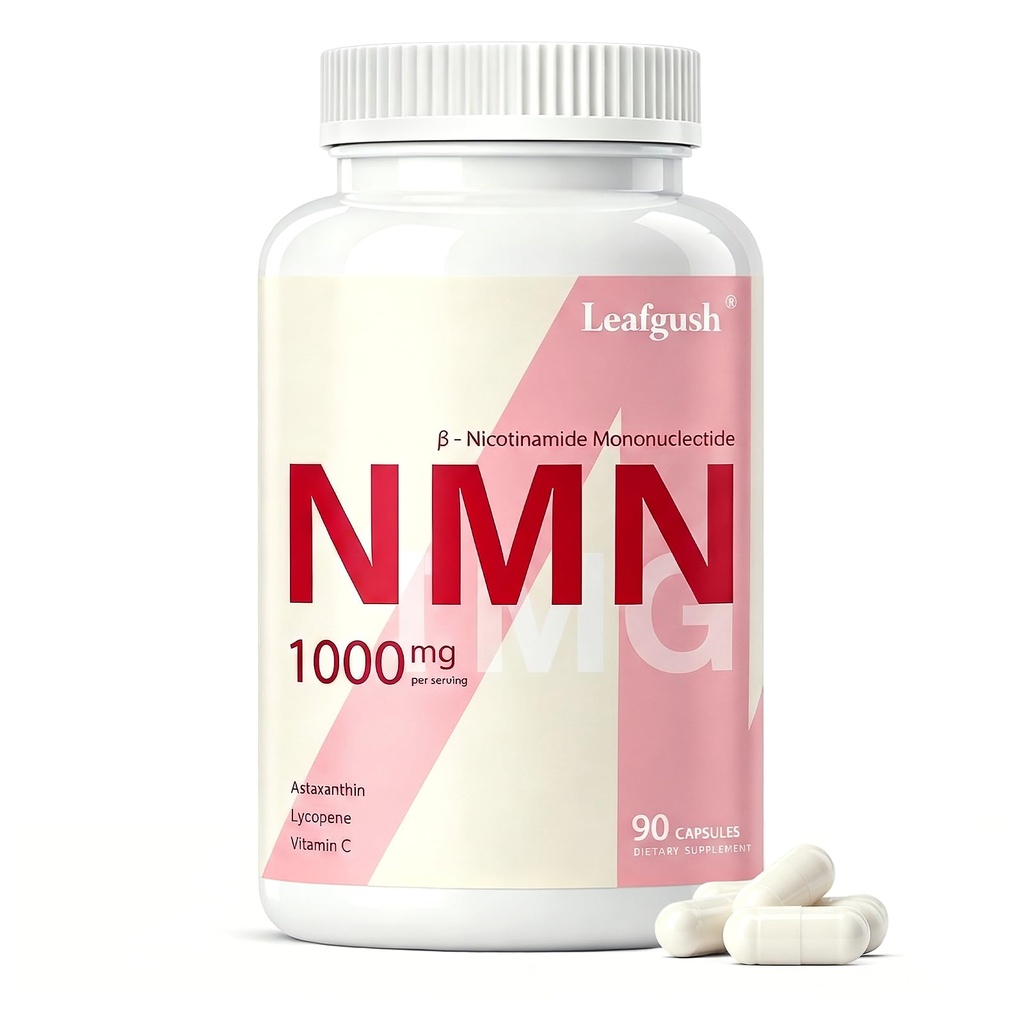 NMN Supplement 1000mg Complex, NAD+ Precursor Support, with NMN 600mg & TMG 250mg, Nicotinamide Mononucleotide Formula with Astaxanthin, Lycopene & Vitamin C, Cellular Energy, Healthy Aging Support