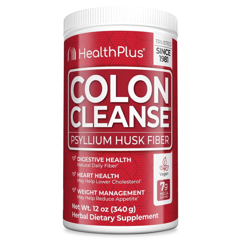 Zdravie Plus Colon Čistenie - Natural Daily Fiber Powder- Gluten Free, Detox, Heart Healthy (12 Ounces, 48 Servings)