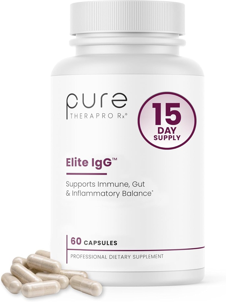Pure Therapro Rx Elite IgG IgG Immunoglobulín Supplement 