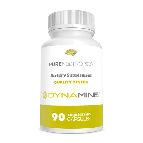 Pure Nootropics - Dynamine (Metylliberín: 1,7,9-tetrametylurická kyselina) 100 mg kapsuly (90) 
