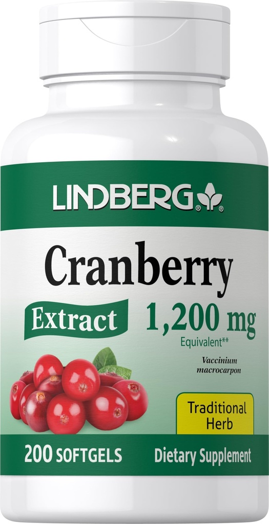 Lindberg Cranberry Pills for Women 1200mg 