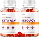 (2 balenie) Rapid Ripped Keto ACV Gummies Support, Rapidrted Keto Plus Apple Cider Ocogar Gummy Advanced Formula 1050MG, All Natural Gomitas Reviews, 120 Gummies for 2 Months