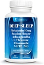 18-in-1 Melatonín10 mg , Natural Deep Sleep Supplement for Adults, Non-Habit Forming, Ashwagandha, L-theanine, Horčík, Kamilka, 5-HTP, Non-GMO