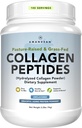 AMANDEAN Collagen Peptides Powder 1kg. Grass-Fed, Enzymaticky hydrolyzovaný, typ 1 a 3. Aglomerované, ľahko zmiešané, neochutené, ne-GMO. Proteín s 18 aminokyselín pre zdravú pokožku, vlasy, nechty.