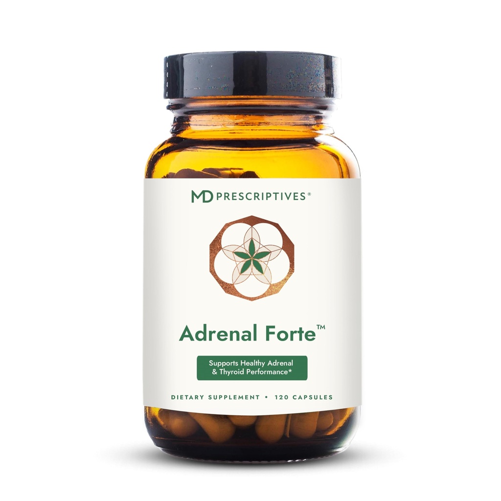 MD Prescriptives - Adrenal Forte - doplnková adrenálna podpora* s Ashwagandha & Rhodiola - 120 kapsúl
