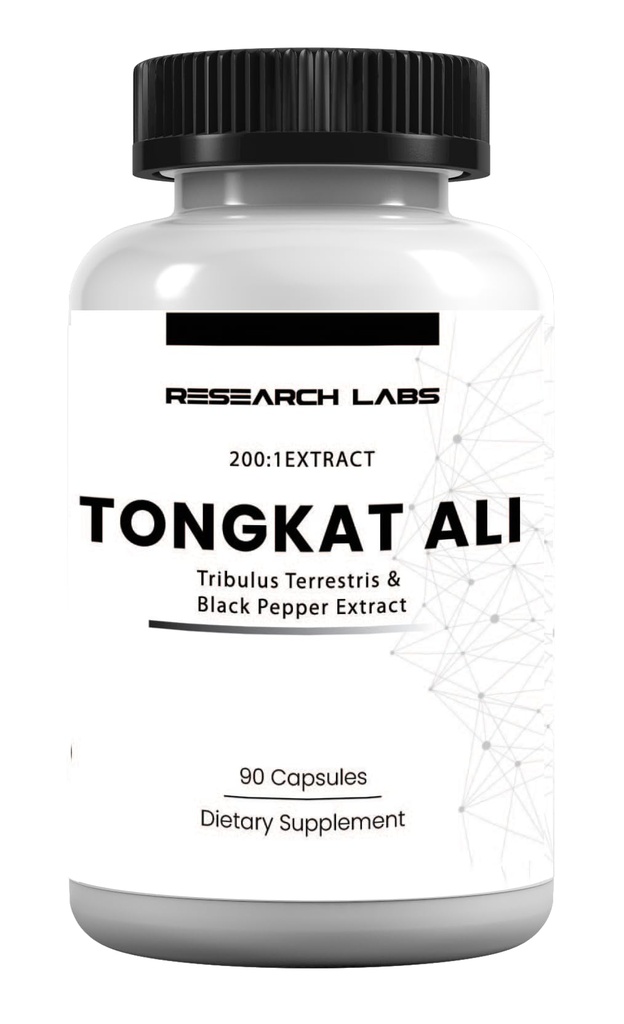 Výskum Labs LongJack Tongkat Ali Extract Kapsule 200x Sila 