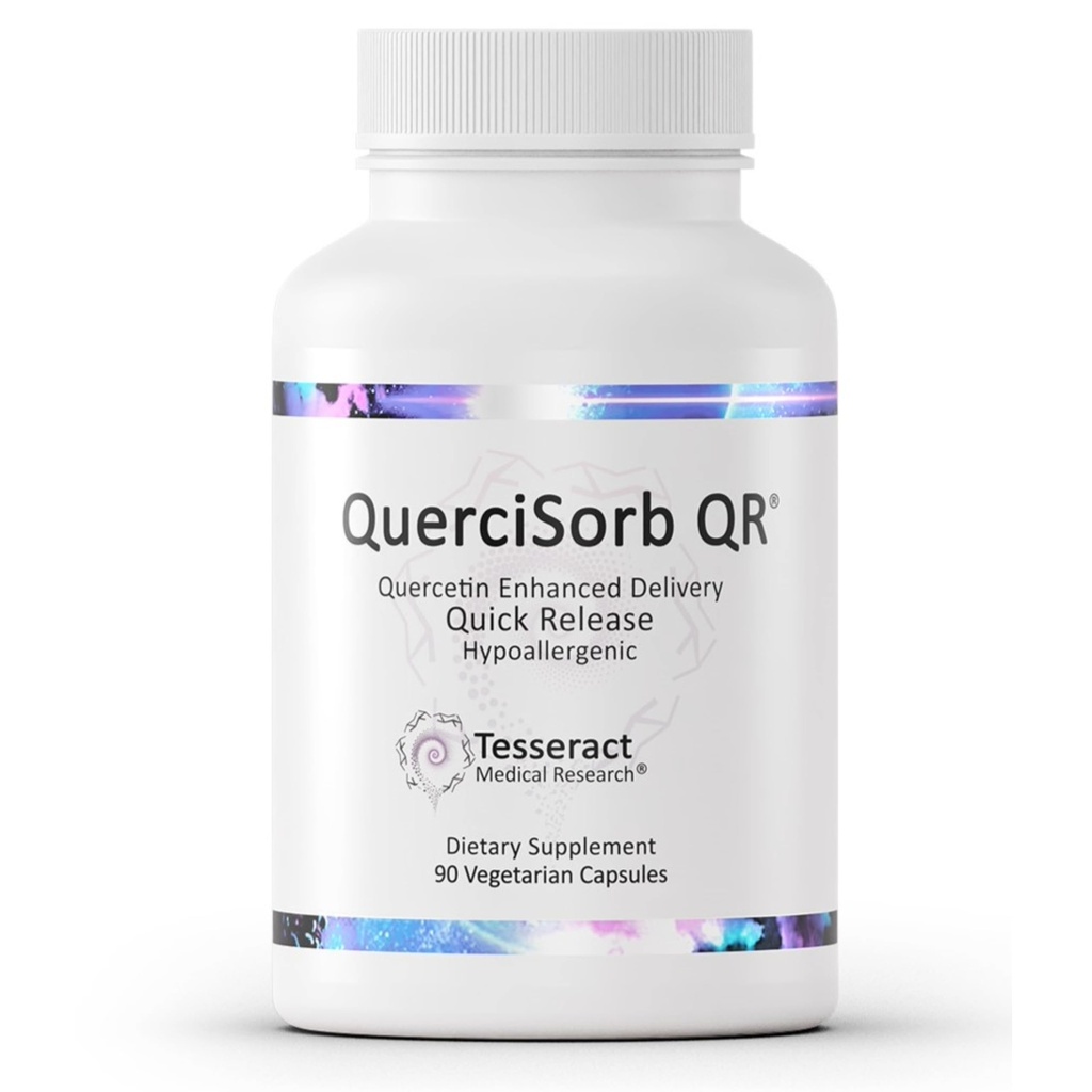 Tesseract lekársky výskum QuerciSrb QR Immune Suplement, Quick Release Quercetin, podporuje imunitné funkcie a celkové zdravie * Hypoalergénne, 400 mg, 90 kapsúl