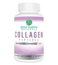 Najlepšie Zeme prírodné Hydrolyzované kolagén typ I & III - Collagen Peptidy Doplnok pre ženy a mužov na podporu vlasov, kože, nechtov, a kĺby 30 deň dodávky (30 Kapsule)