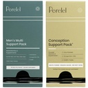 Perell Conception Support Pack & Mužské multi-podporné balenie, prenatálny multivitamín pre plodnosť Wellness & Daily Multivitamín pre pánske wellness, 60 denných piluliek