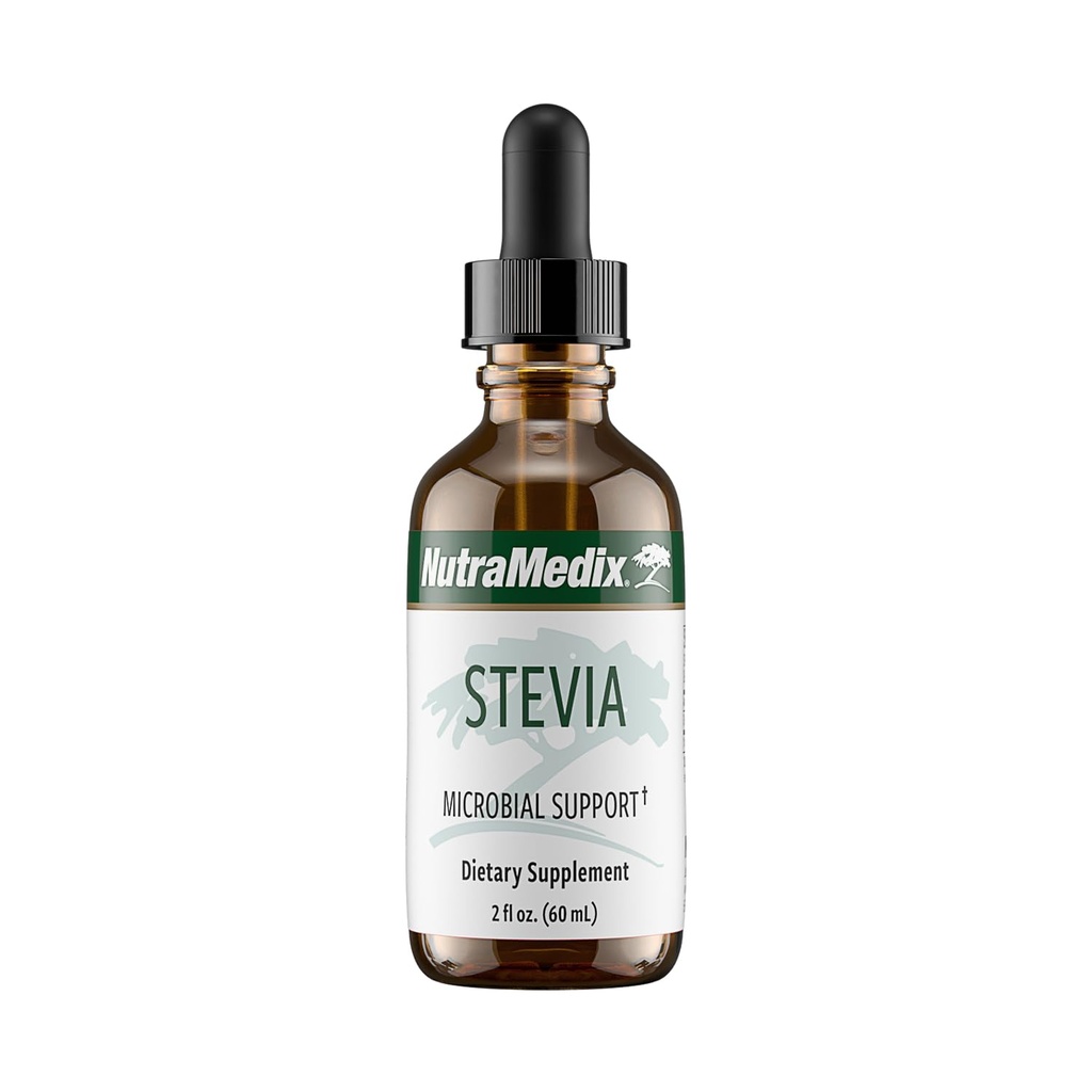 NutraMedix Sweet Leaf Stevia Liquid Drops - Sladidlo bez cukru z Pure Stevia Leaf Extract for Microbial Support - Nízky Carb, No Pridané cukor (2 oz / 60 ml)