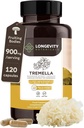 Organické Tremella Mushrom Capsules Supplement (120) 