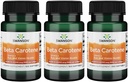 Swanson Beta-karotén (vitamín A) kožný imunitný systém Zdravie Antioxidant Podpora 10000 Iu (3000 μg) 100 Sgels (3 balenia)