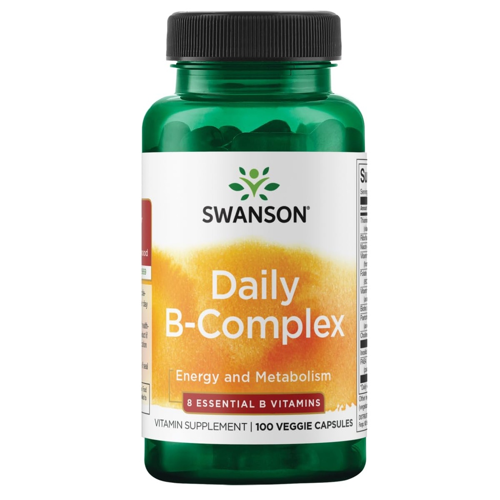 Swanson Daily B- Complex 100 Veg Caps