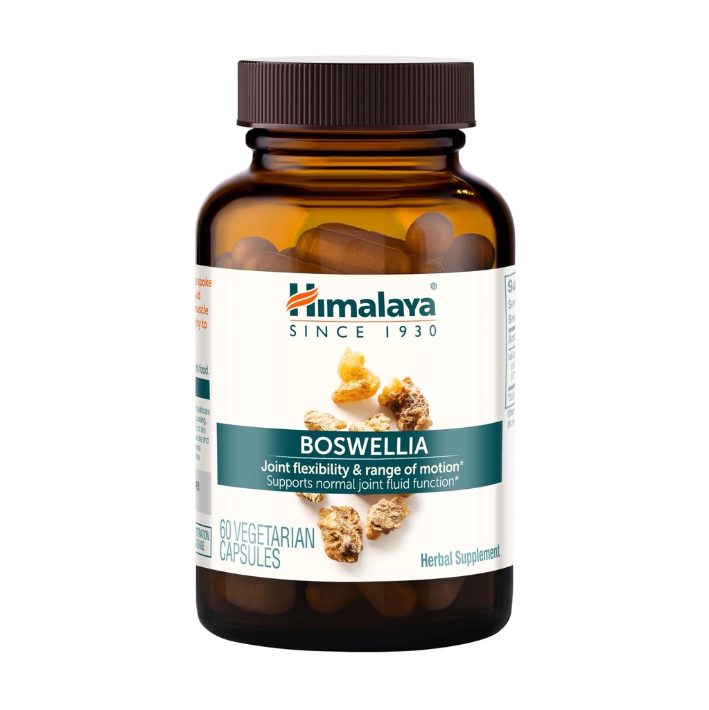 Himalája Boswellia, Spoločná podpora mobility a flexibility, podporuje konzerváciu tkanív, 250 mg, 60 kapsúl