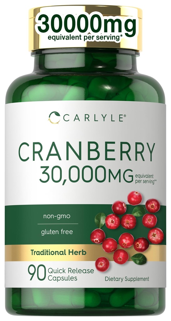 Carlyle Cranberry Supplement 30 000mg 
