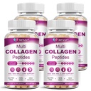 Multi Collagen Peptides Softgel for Women & Men - Type I, II, III, V, X - Hydrolyzed Collagen Peptides with Biotin, Vitamin C & Hyaluronic Acid - Support Skin Hair Nail & Joint - Non GMO, 240 Softgel