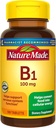 Príroda vyrobený vitamín B1 100mg, Dietary Supplement for Energy Metabolizmus Podpora, 100 tabliet, 100 Day Supply.