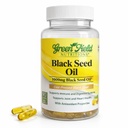 Greenfield Nutritions - Halal Black Seed Oil (Nigella Sativa), Support Immune System, Tráviaci systém, a kĺby zdravie, 90 Tekuté Veggie Kapsule
