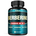 Satoomi 25in1 Berberine Supplement - Berberine Hcl - Ceylon škorica - mlieko bodliaka a ďalšie