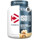 Dymatizovať ISO100 Srvátkový proteín prášok Izolát, Vanilka, 25g proteínu, 3 libra, 5,5 g BCAA, menej ako 120 kal., bez lepku, 1g tuku, 1g cukru, 2g Carb (45 servings)
