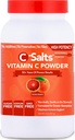 C-Salts Vitamin C Powder Supplement - 100% Pure High Dose Buffered Vitamin C Powder for Immune Support - Organic, Sugar-Free, Vegan, Non-GMO, Stomach-Friendly, Blood Orange 8oz