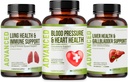 Zdravie srdca Podpora krvného tlaku - Podpora krvného tlaku a zdravej cirkulácie Prirodzene s Hawthorn Berry & Hibiscus. Vitamíny pilulky pre zdravú hypertenziu (BP) a zdravé srdce.