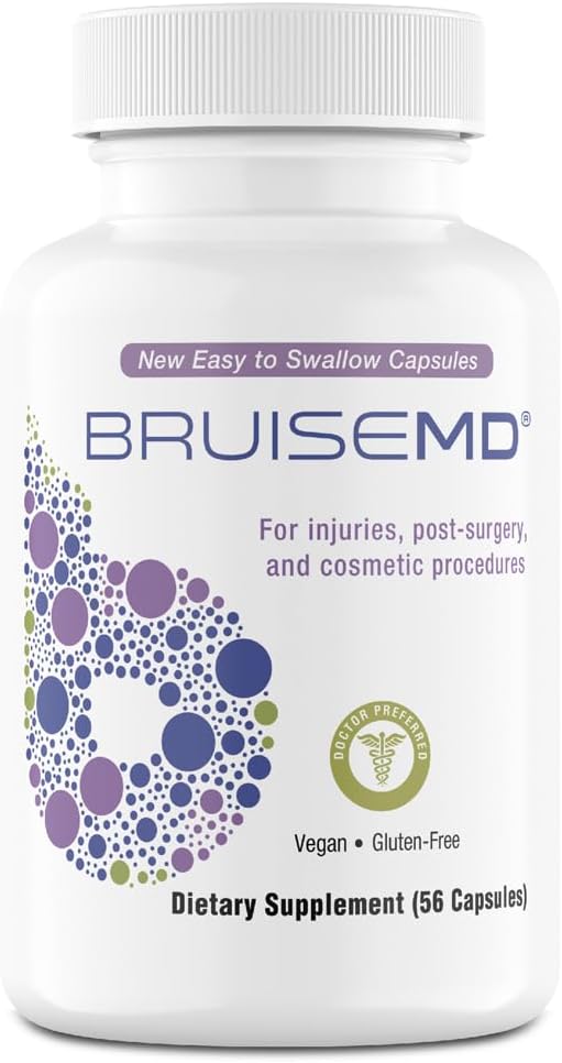 Arnica 1 000 mg a Hypromelain 500mg 2,400GDU/g Supplement for Bruising and Opuching, Easy to Lasting Capsules (14-dňová zásoba) - Advanced Bruise Liečba Formula