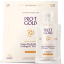 ProT Gold Liquid Collagen Protein Shot, 17g Clear Protein Nano-Hydrolyzed Grass Fed Collagen, 2g Arginine for Wound Support, Gluten Free, Sugar Free, 0g Carbs, Orange Creme, 1 fl oz, 24 Balenie