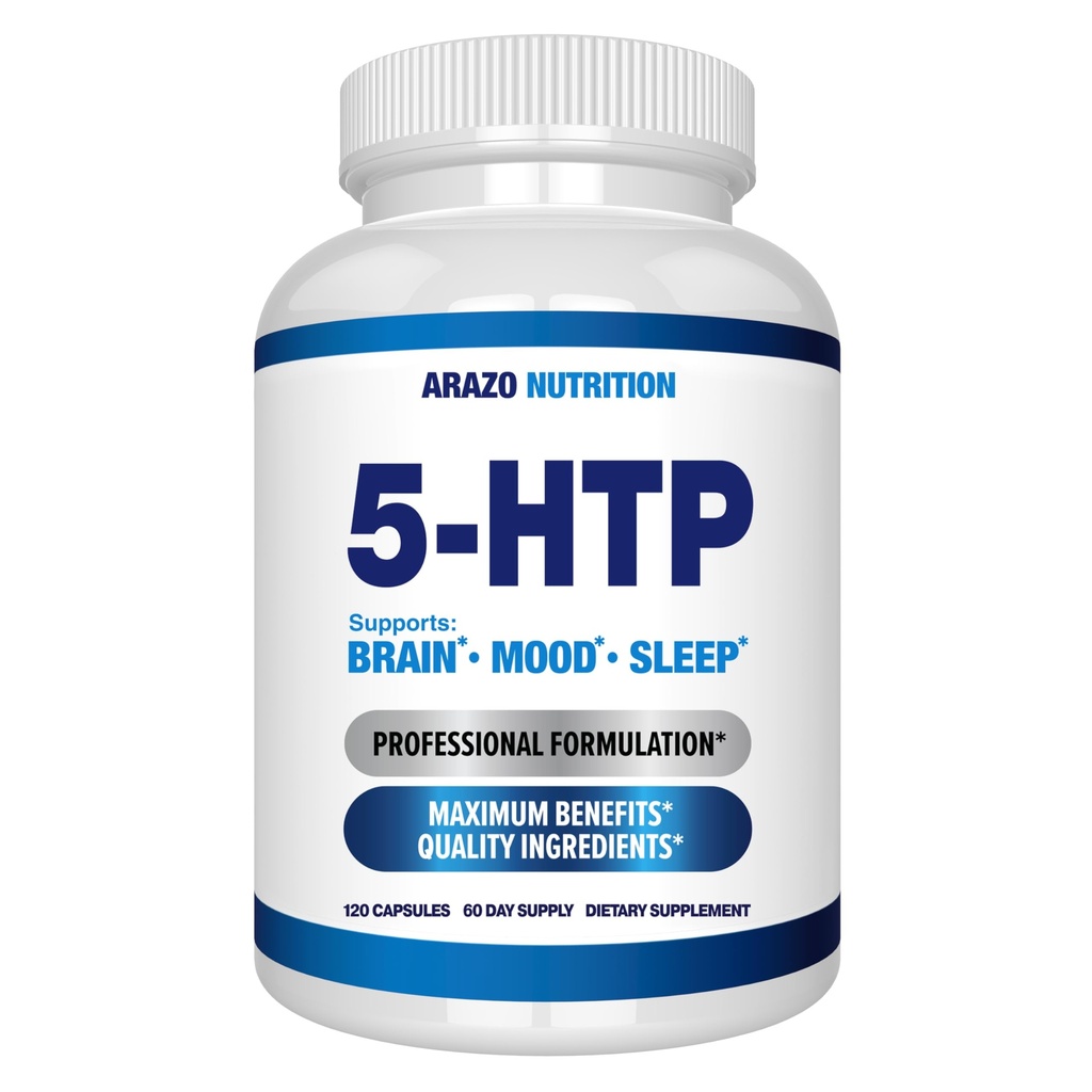 5-HTP 200 MG Per Serving Plus Calcium pre náladu, spánok 