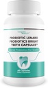 Probiotiká Bright Teeth Kapsule - Naše najlepšie Zubné probiotiká Biele zuby Podpora - Zubné probiotiká Bright Whitening Teeth Mousse Alternatívne kapsule - Probiotiká od Teeth Probiotic Mouth