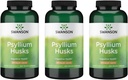 Swanson Psyllium Husk Dietary Fiber Supplement 610 mg 300 kapsúl - (3 balenia)