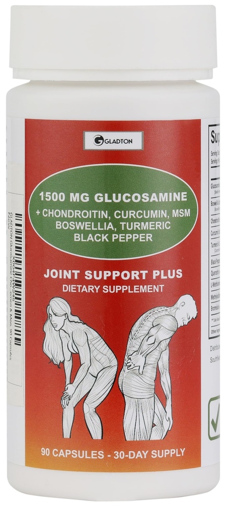 Glukozamín Chondroitin MSM Curcumin Turmerica Boswellia - Spoločná podpora doplnok pre kostnej chrbtice koleno ručná flexibilita, mobilita. Spoločné zdravotné doplnky pre ženy a mužov. 90 Kapsule