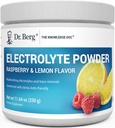 Dr. Berg Zero Sugar Hydration Keto Electrolyte Powder - Enhanced w/ 1000 mg Drasel & Real Pink Himaláyan Salt (NOT Stolná soľ) - Malinová a citrónová hydratačný nápoj Supplement - 50 Servíruje