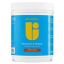 Univerzálne U Replenish & Obnoviť prášok, Hydratácia a zotavenie, podporuje svalovú opravu a rast, vlastné dávkovanie, L-lyzín, L-Glutamine, L-Tryptofán, žiadne umelé príchute, 30 Servírovanie (Mango Twist)
