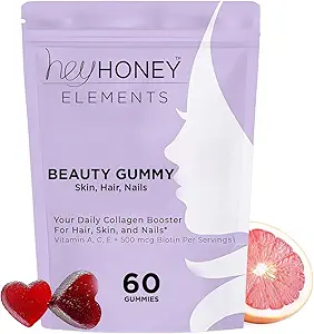 Hey Honey Skin Care Vegan Collagen Gummies 