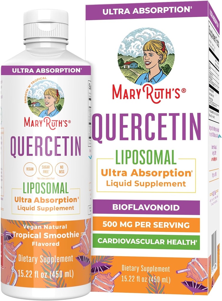 MaryRuth Organics Quercetin Lipo Zvláčňovanie 