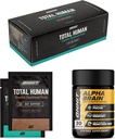 ONNIT Premium Alpha Brain Bundle - Nootropic Brain Supplement (30 Počet) pre zameranie, koncentrácia a pamäť + celkový ľudský deň a noc vitamínové balenia pre mužov a ženy (30-Deň dodávky)