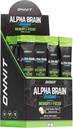 ONNIT Alpha Mozog Instant - Coconut Lime Flavor - Nootropic Brain Booster Memory Supplement - Podpora mozgu pre zameranie, Energia a jasnosť - Alpha GPC Choline, Cats Claw, L-Theanine, Bacopa - 30ct