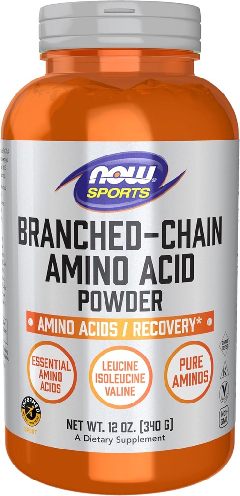 TERAZ Foods Sports Nutrition, Bunded Chain Amino Acid Powder with Leucine, Isoleucine, and Valine, 12-Ounce