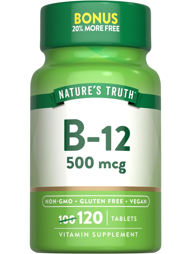 Pravda prírody B12 Vitamín 500 mcg 
