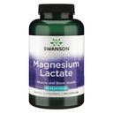 Swanson Magnesium Lactate - Lactose-Free Mineral Supplement for Muscle & Bone Health Support* - Gentle on the Stomach - Non-GMO & Gluten-Free - 120 Capsules