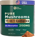 Hubový prášok, Hubová zmes - Organické Huby prášok na kávu - Smoothies, Nápojový mix, Adaptogénne huby, Supplement Powder Extract, Funkčné huby, Komplexný prášok na zaostrovanie a energiu
