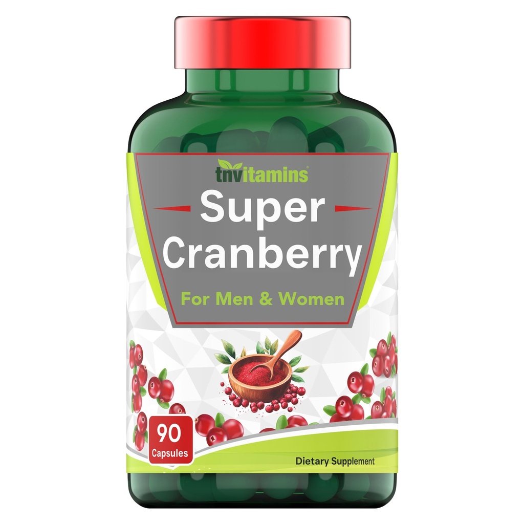 Cranberry Pills for Women & Men (30 000 MG - 90 Kapsule) 