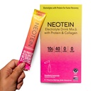 NEOTEIN: Powder Pakets Electrolyte, Protein Powder with 10g Protein & Collagen 